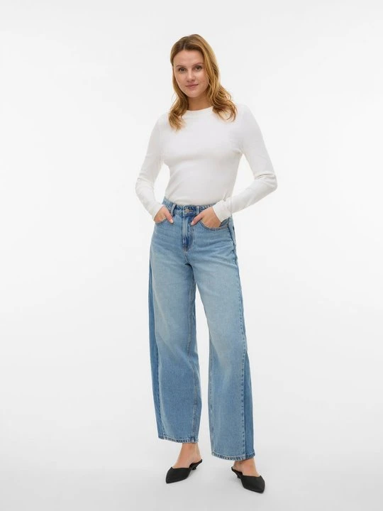 Zdjęcie produktu Jeansy Relaxed Fit Vero Moda niebieski denim