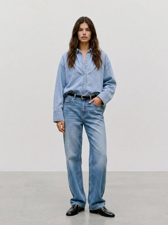 Zdjęcie produktu Jeansy Relaxed Fit Vero Moda niebieski denim