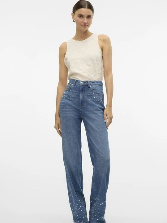 Zdjęcie produktu Jeansy Relaxed Fit Vero Moda niebieski