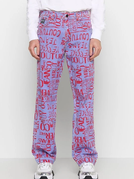 Zdjęcie produktu Jeansy Relaxed Fit Versace Jeans Couture niebieski