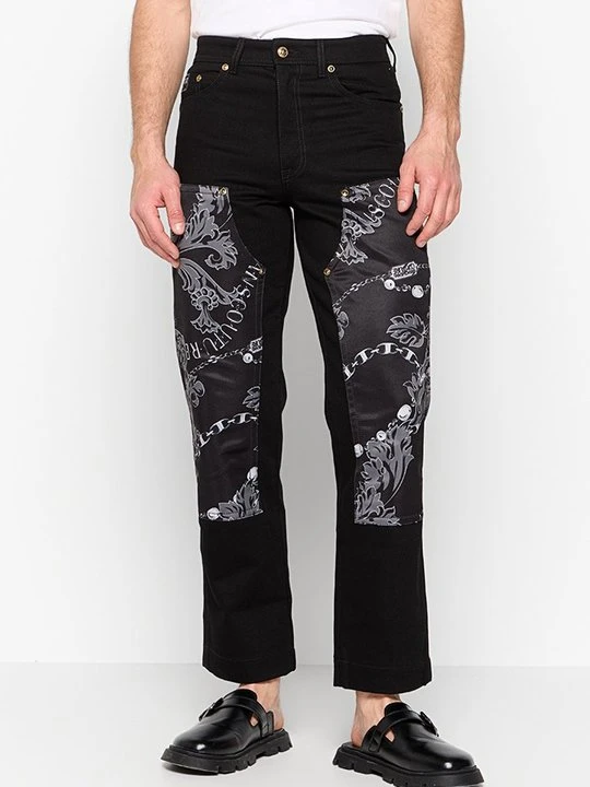 Zdjęcie produktu Jeansy Relaxed Fit Versace Jeans Couture czarny