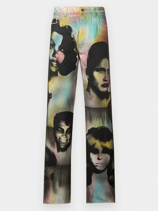 Zdjęcie produktu Jeansy Relaxed Fit Versace niebieski denim