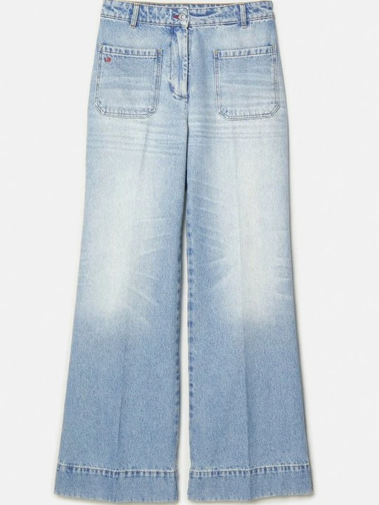 Zdjęcie produktu Jeansy Relaxed Fit Victoria Beckham jasnoniebieski denim