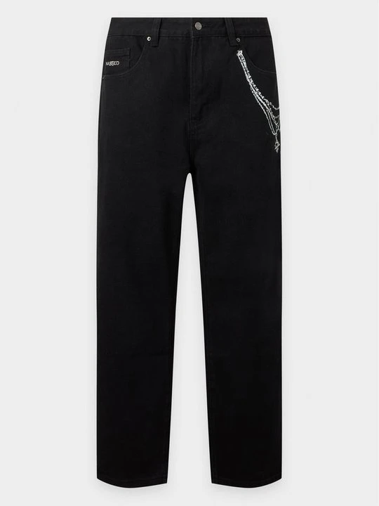 Zdjęcie produktu Jeansy Relaxed Fit Wasted Paris czarny