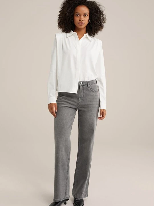 Zdjęcie produktu Jeansy Relaxed Fit WE Fashion szary