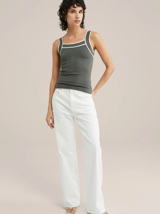 Zdjęcie produktu Jeansy Relaxed Fit WE Fashion mleczny