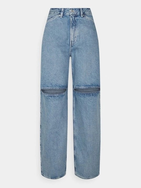 Zdjęcie produktu Jeansy Relaxed Fit Weekday jasnoniebieski denim