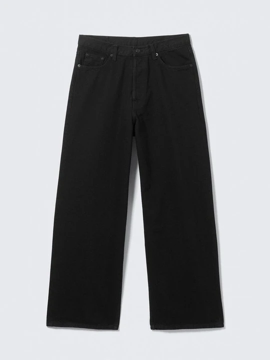 Zdjęcie produktu Jeansy Relaxed Fit Weekday czarny