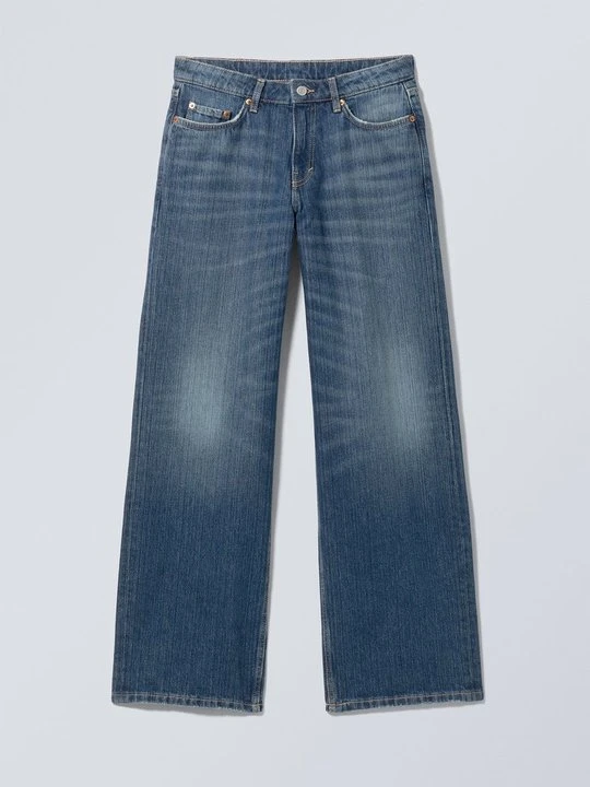 Zdjęcie produktu Jeansy Relaxed Fit Weekday granatowy