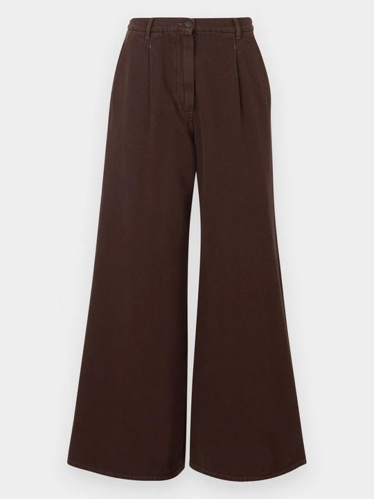 Zdjęcie produktu Jeansy Relaxed Fit Weekend Max Mara brązowy