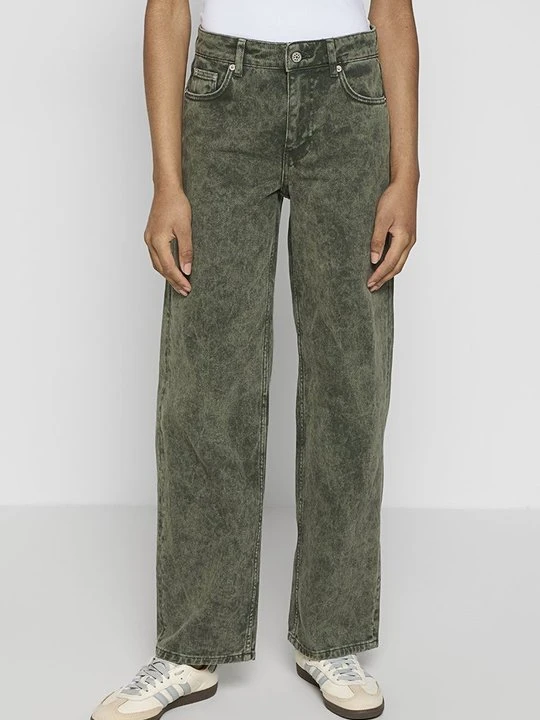 Zdjęcie produktu Jeansy Relaxed Fit Woodbird ciemnozielony