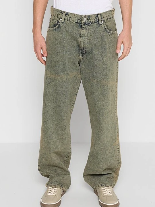 Zdjęcie produktu Jeansy Relaxed Fit Woodbird ciemnozielony