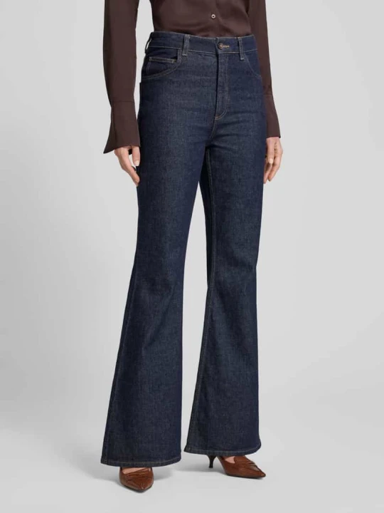 Zdjęcie produktu Jeansy rozkloszowane o kroju modern flared fit Style Icon Collection Jeansowy niebieski