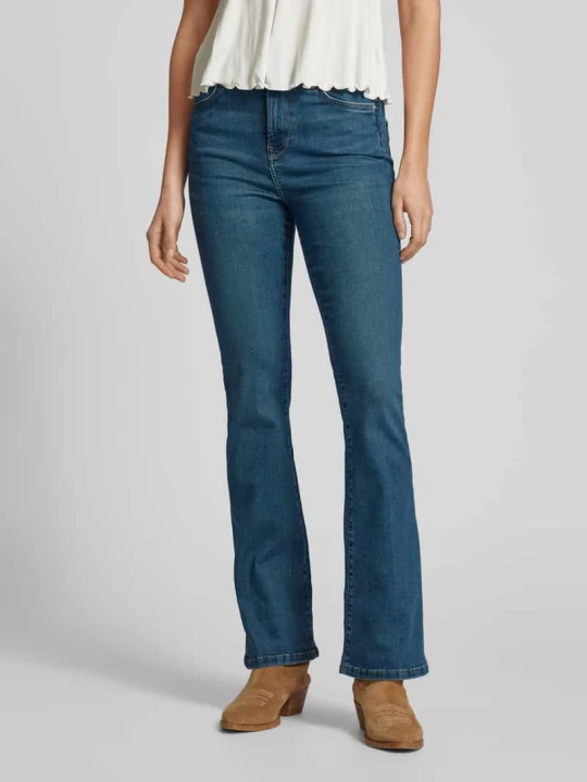 Zdjęcie produktu Jeansy rozkloszowane z 5 kieszeniami model ‘DION’ Pepe Jeans Ciemnoniebieski