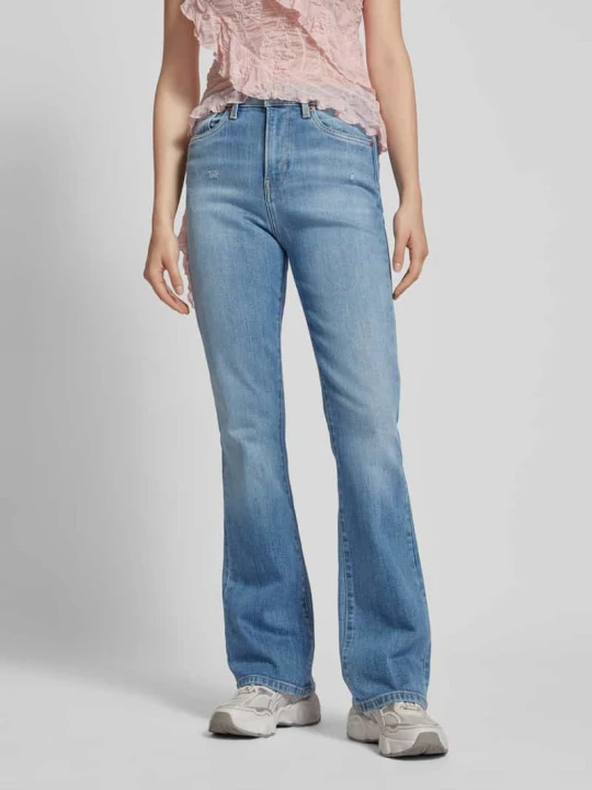 Zdjęcie produktu Jeansy rozkloszowane z 5 kieszeniami Pepe Jeans Ciemnoniebieski
