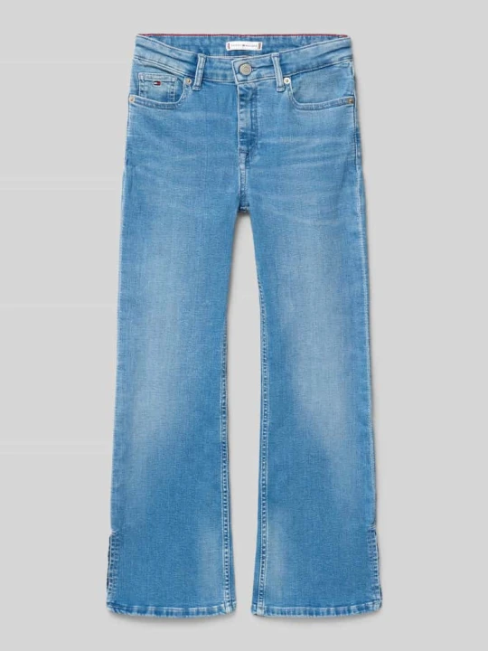 Zdjęcie produktu Jeansy rozkloszowane z mieszanki bawełny Tommy Hilfiger Niebieski