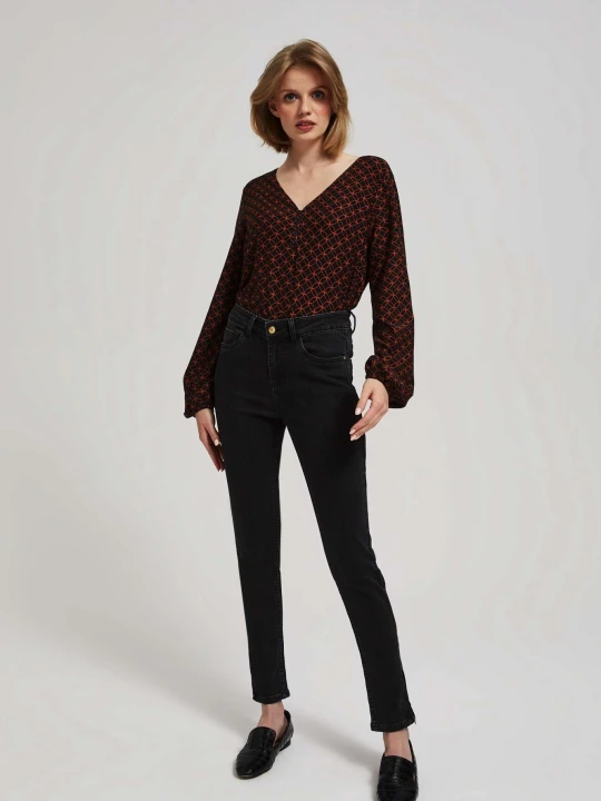 Zdjęcie produktu Jeansy skinny czarne Moodo
