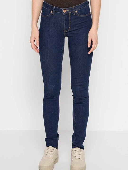 Zdjęcie produktu Jeansy Skinny Fit 2nd Day ciemnoniebieski