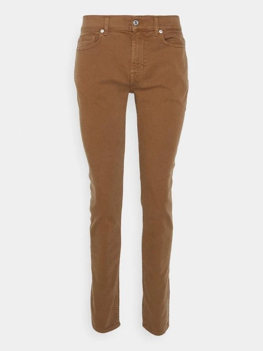 Zdjęcie produktu Jeansy Skinny Fit 7 For All Mankind ciemnobrązowy
