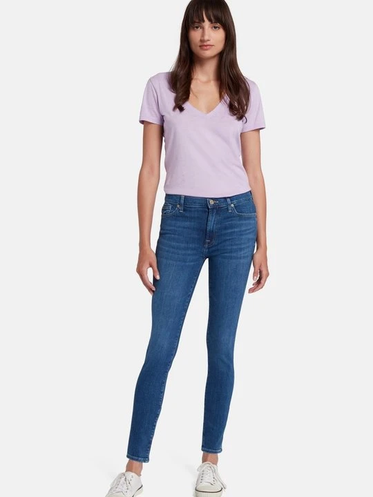 Zdjęcie produktu Jeansy Skinny Fit 7 For All Mankind niebieski