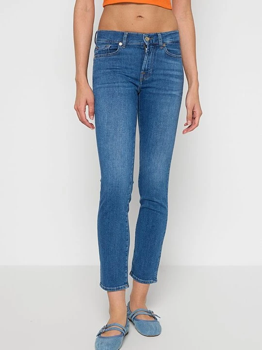 Zdjęcie produktu Jeansy Skinny Fit 7 For All Mankind niebieski