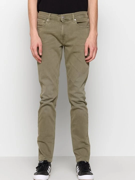 Zdjęcie produktu Jeansy Skinny Fit 7 For All Mankind oliwkowy