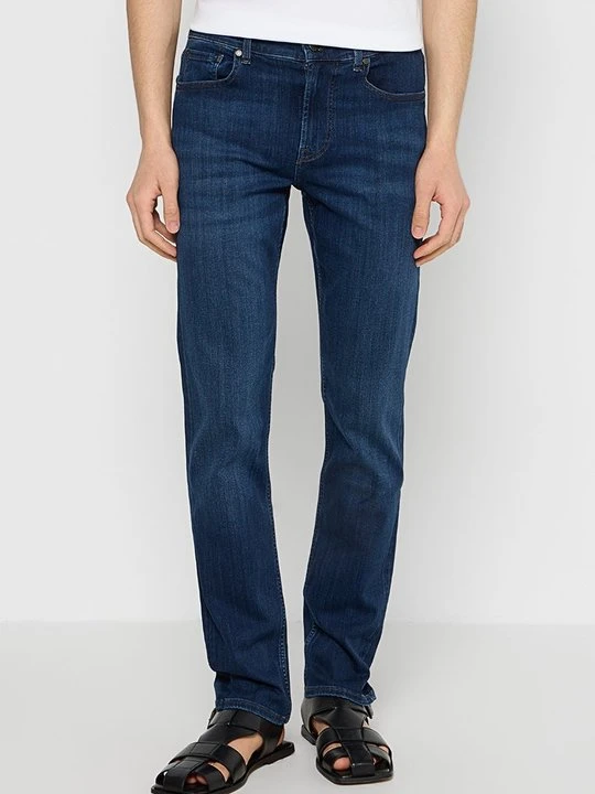 Zdjęcie produktu Jeansy Skinny Fit 7 For All Mankind granatowy