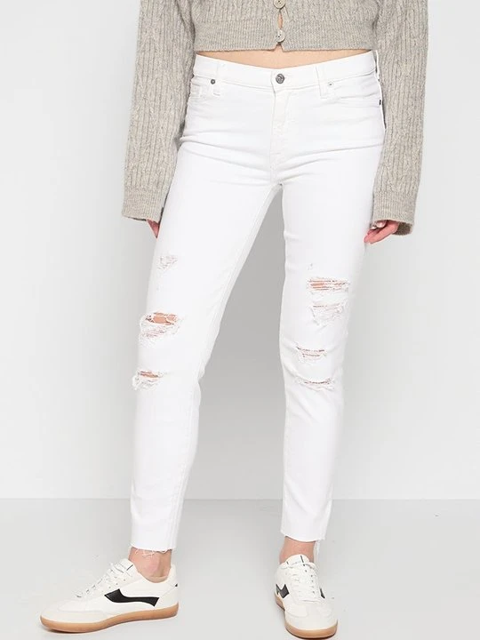 Zdjęcie produktu Jeansy Skinny Fit 7 For All Mankind biały