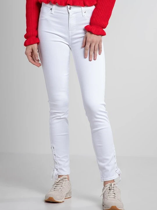 Zdjęcie produktu Jeansy Skinny Fit 7 For All Mankind biały