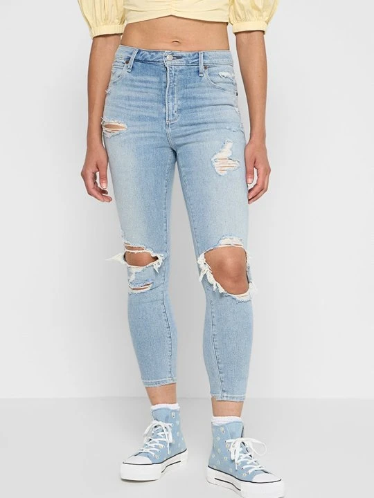Zdjęcie produktu Jeansy Skinny Fit Abercrombie & Fitch jasnoniebieski