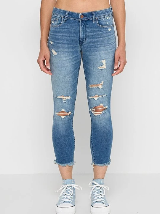 Zdjęcie produktu Jeansy Skinny Fit Abercrombie & Fitch niebieski
