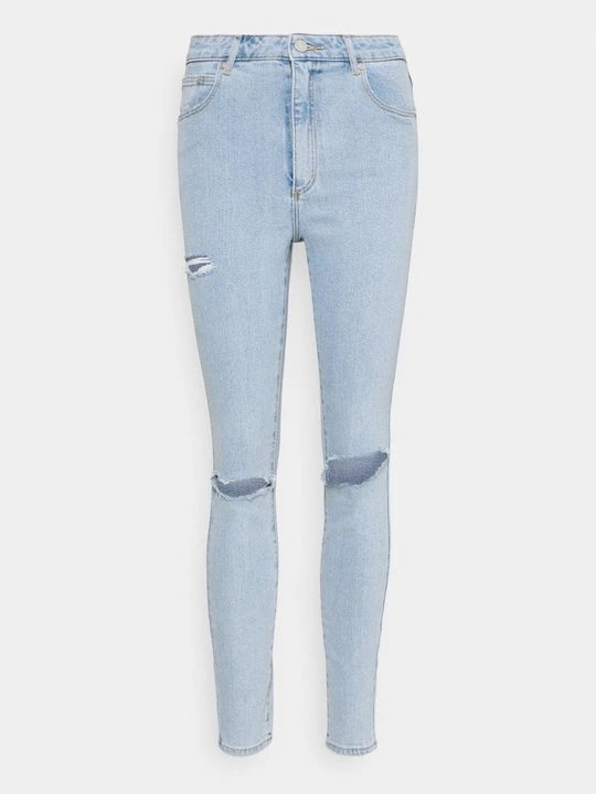 Zdjęcie produktu Jeansy Skinny Fit Abrand Jeans przecierany denim