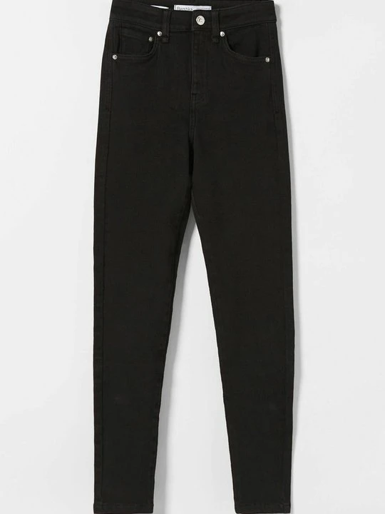 Zdjęcie produktu Jeansy Skinny Fit Bershka czarny
