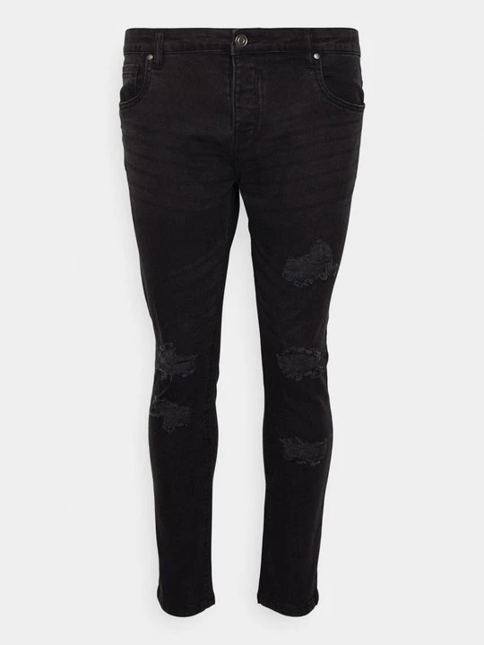 Zdjęcie produktu Jeansy Skinny Fit Brave Soul ciemnoszary