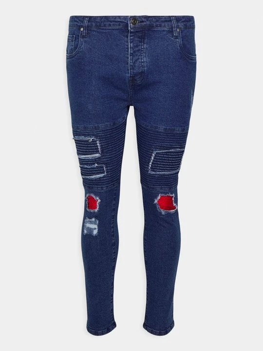 Zdjęcie produktu Jeansy Skinny Fit Brave Soul niebieski