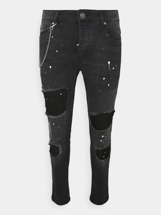 Zdjęcie produktu Jeansy Skinny Fit Brave Soul szary