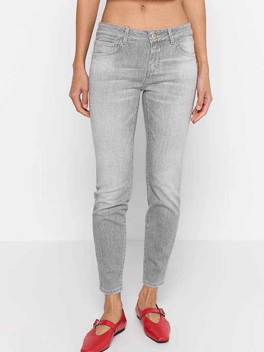 Zdjęcie produktu Jeansy Skinny Fit Closed jasnoszary