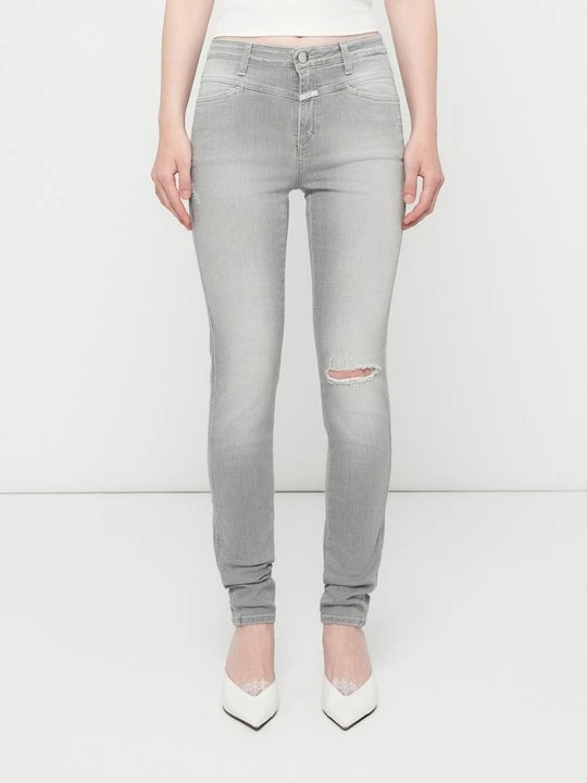 Zdjęcie produktu Jeansy Skinny Fit Closed szary