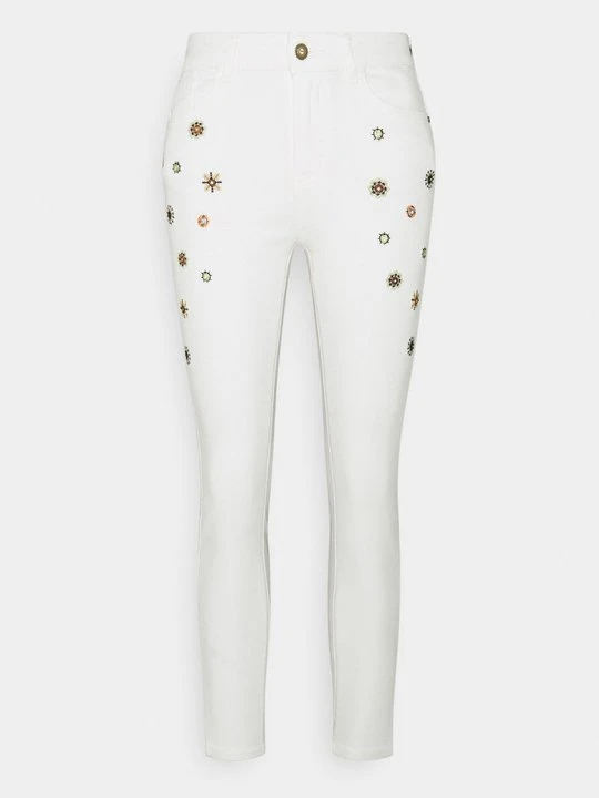 Zdjęcie produktu Jeansy Skinny Fit Desigual biały