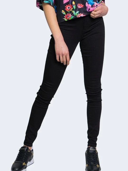 Zdjęcie produktu Jeansy Skinny Fit Desigual czarny