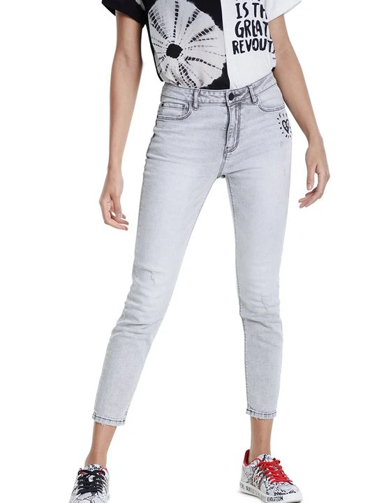 Zdjęcie produktu Jeansy Skinny Fit Desigual niebieski
