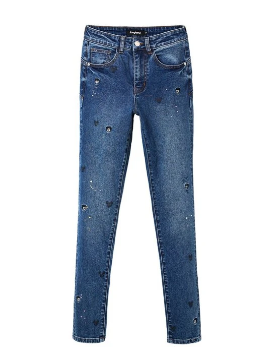 Zdjęcie produktu Jeansy Skinny Fit Desigual niebieski denim