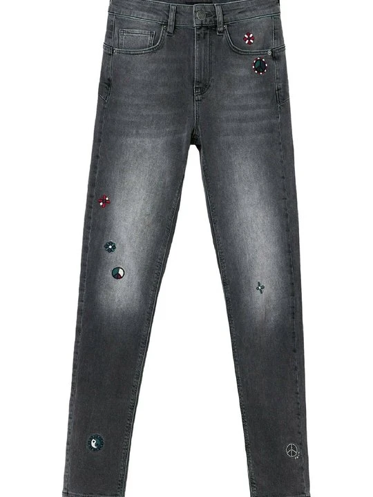 Zdjęcie produktu Jeansy Skinny Fit Desigual czarny