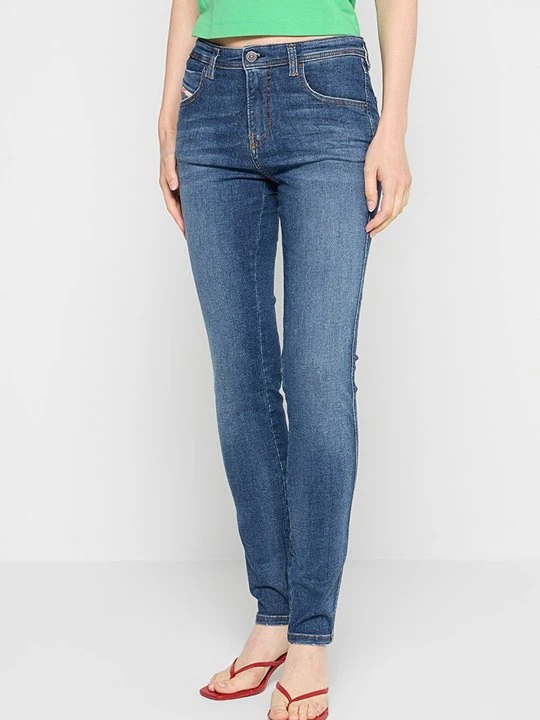 Zdjęcie produktu Jeansy Skinny Fit Diesel niebieski denim