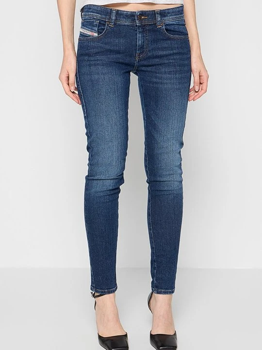 Zdjęcie produktu Jeansy Skinny Fit Diesel niebieski denim