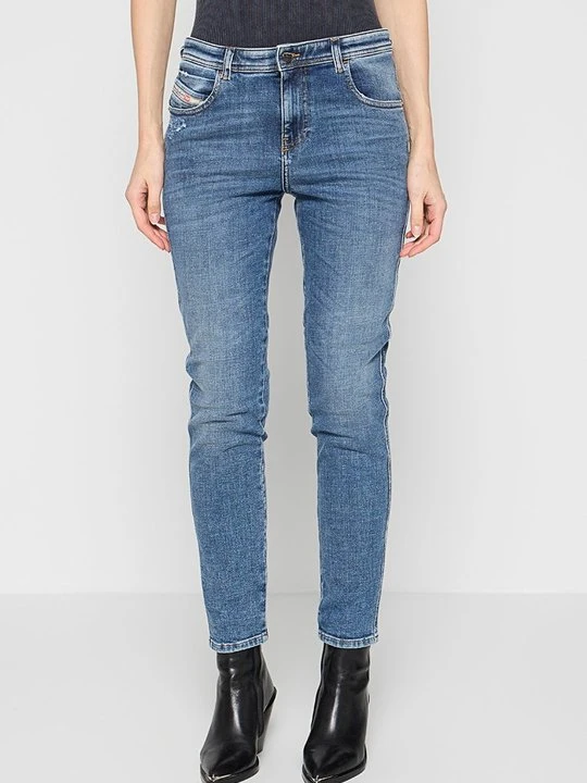 Zdjęcie produktu Jeansy Skinny Fit Diesel niebieski denim