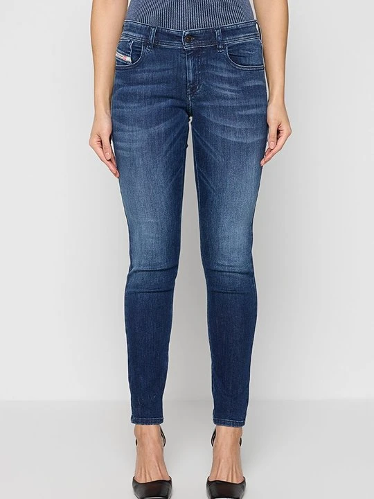 Zdjęcie produktu Jeansy Skinny Fit Diesel niebieski denim