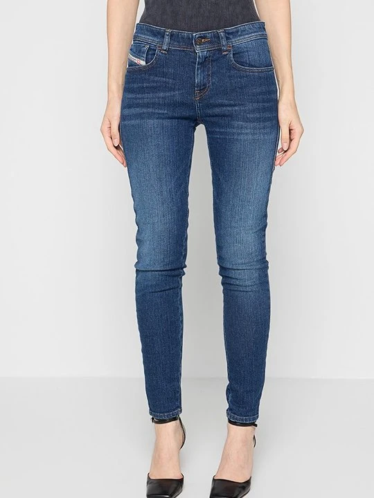 Zdjęcie produktu Jeansy Skinny Fit Diesel niebieski denim
