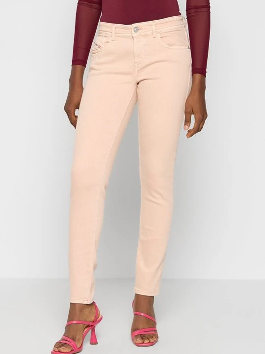 Zdjęcie produktu Jeansy Skinny Fit Diesel jasnoróżowy