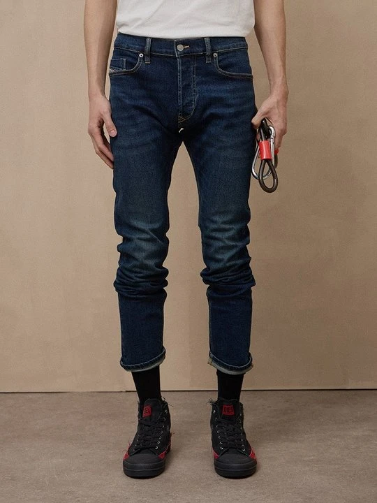 Zdjęcie produktu Jeansy Skinny Fit Diesel niebieski denim